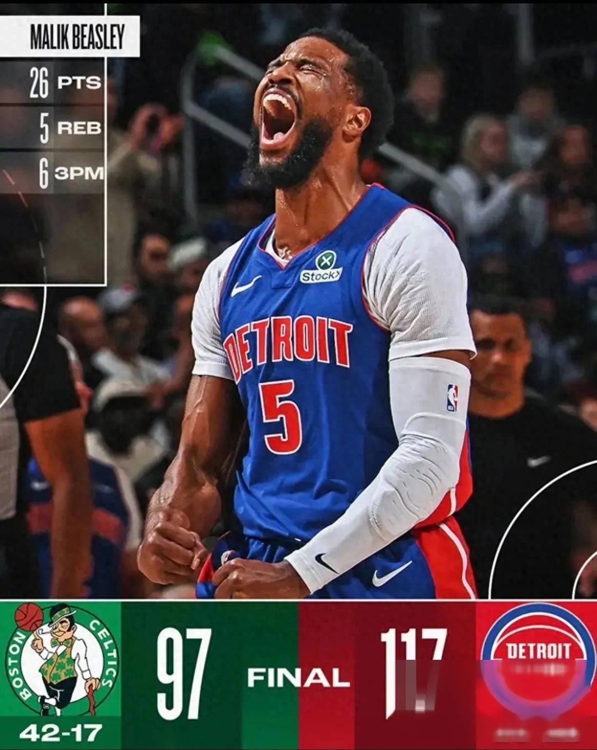 易胜博体育官方网站-活塞击败凯尔特人，格里芬孤掌难鸣