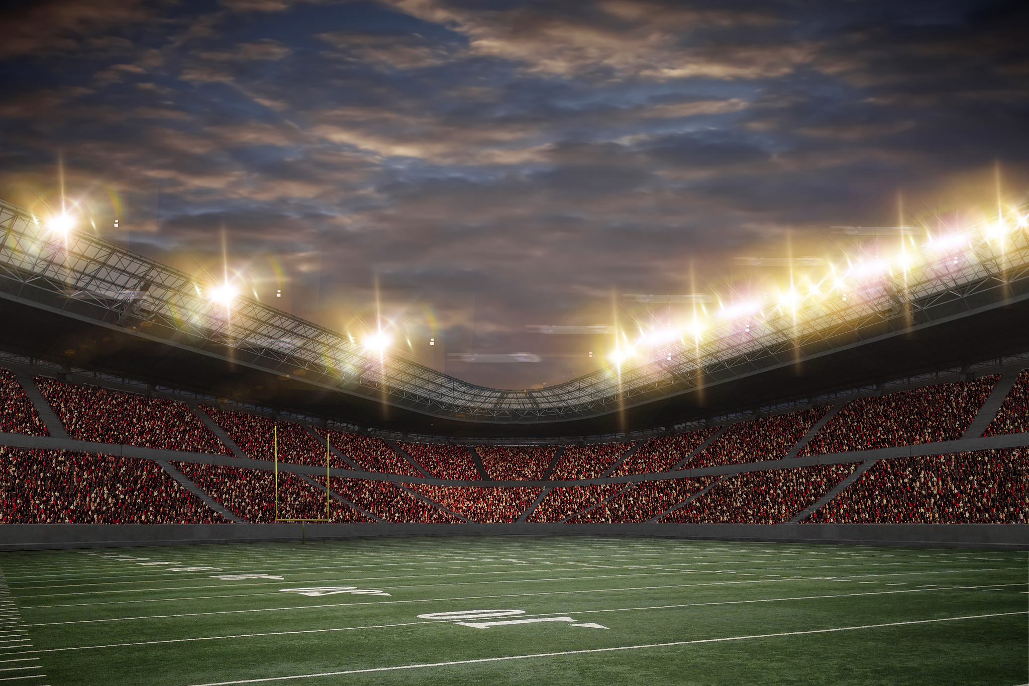 足球赛场上强强对抗，场面火爆非凡